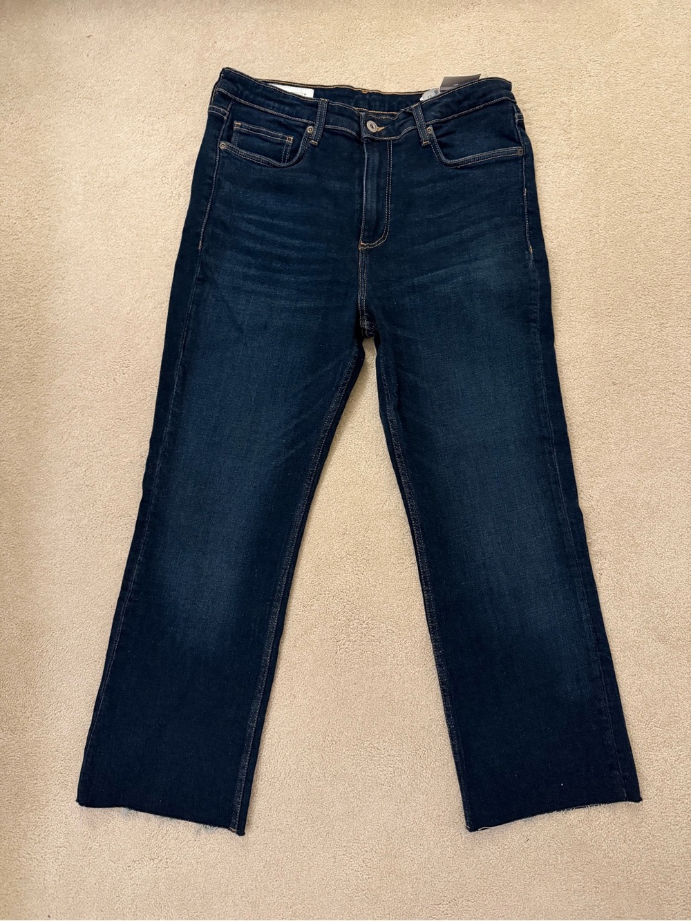 NWT ZARA Crop Flare Jeans